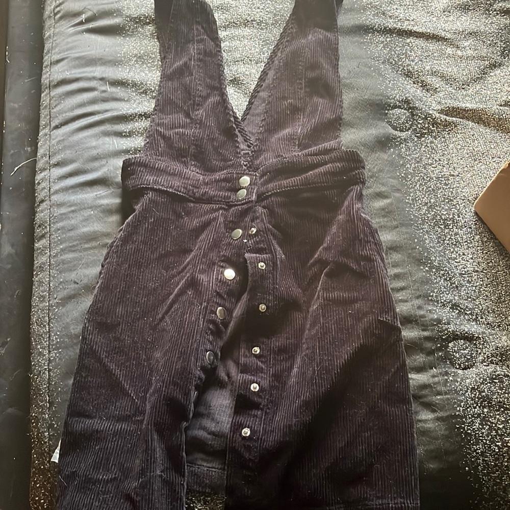 Forever 21 overall buttoned dress